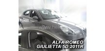 Ofuky oken Alfa Romeo Giulietta 5D 2010- sada 2ks